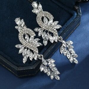 Brand new diamond earrings